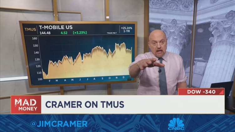 Jim Cramer mówi, że uwielbia te pięć akcji NASDAQ