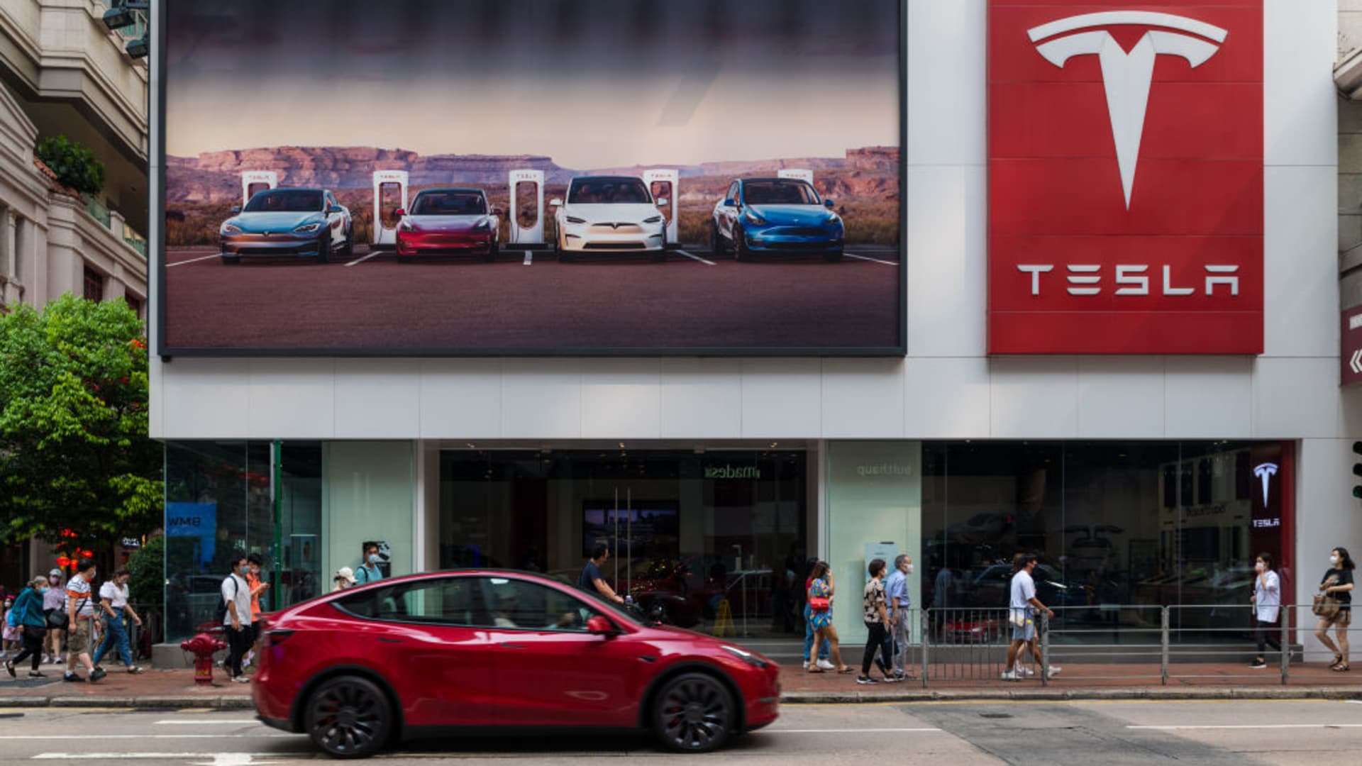 Tesla suppliers jump as EV maker cuts prices for some models in China