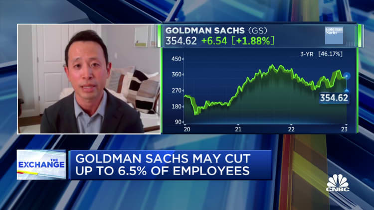 Goldman Sachs espera cortar 6,5% dos funcionários