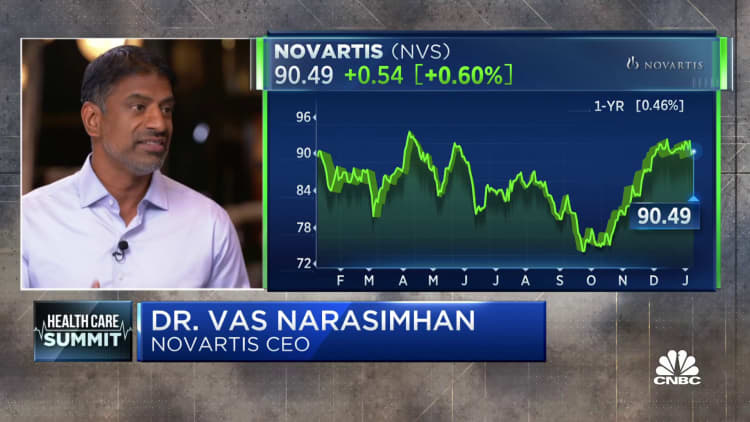 Novartis generated $40 billion in innovative medicine sales, says CEO