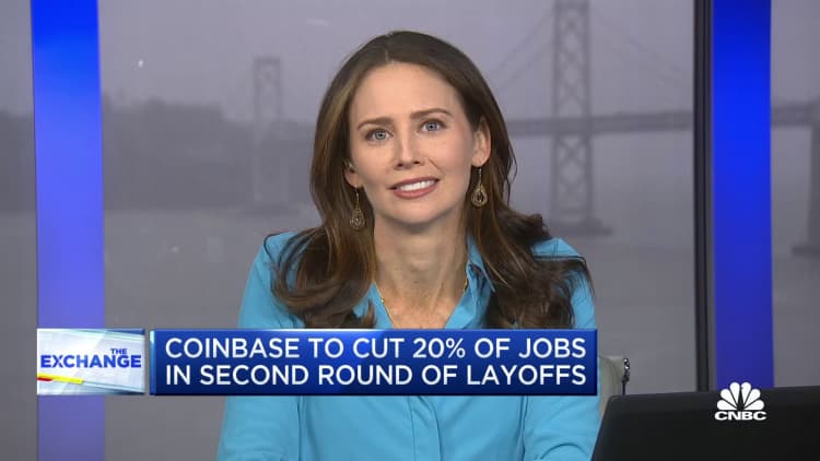 Coinbase announces layoffs for 20% of workforce