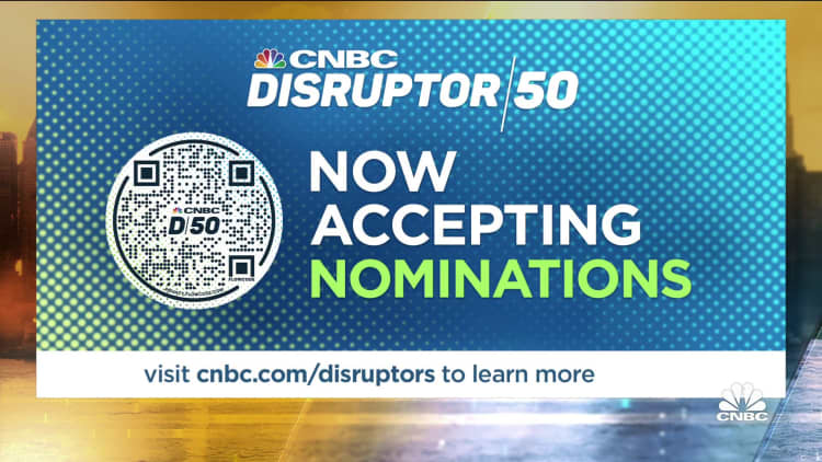CNBC begins accepting nominations for the 11th annual Disruptor 50 list