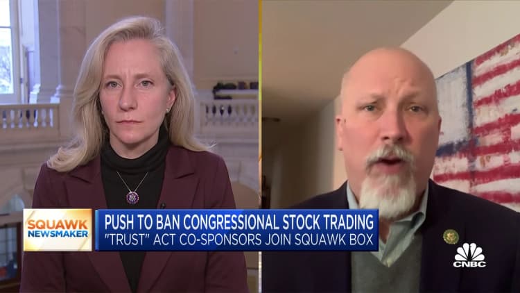 Two lawmakers leading efforts to stop congressional stock trading
