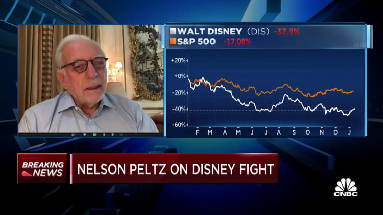Nelson Peltz on Disney's War: They Want My Opinion On Operation;  they don't want me to vote