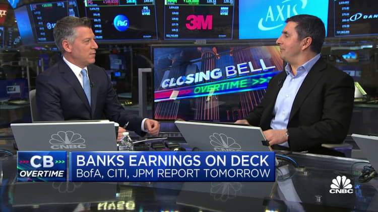 Wells Fargo's Mike Mayo says our base case is for banks to be up 50% this year