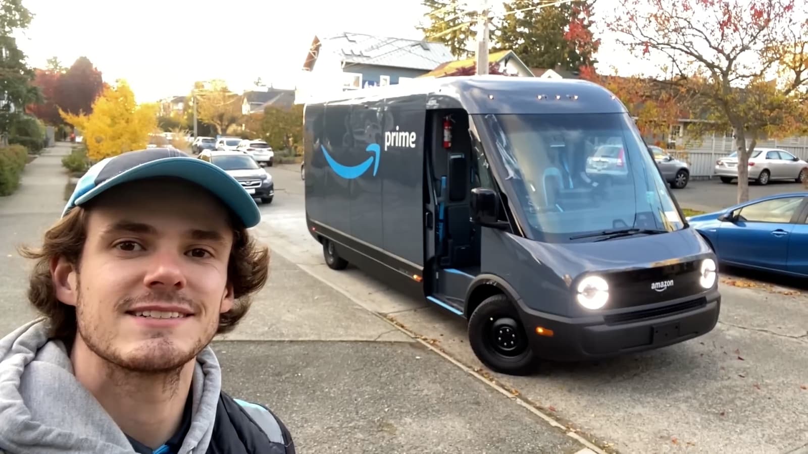 What it's like to deliver for Amazon in new Rivian electric vans