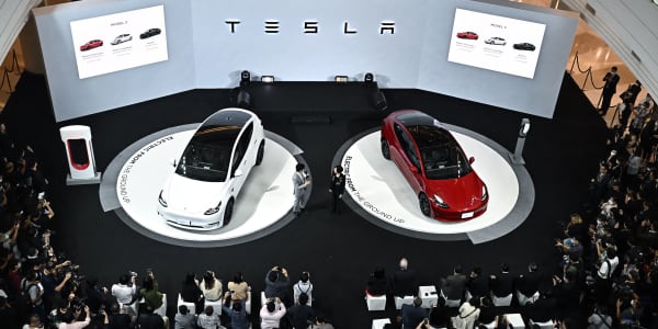 UBS loves these electric vehicle stocks — and says one offers China's 'answer to Tesla Model 3'