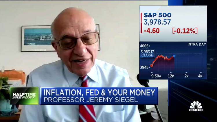Inflation on a forward-looking basis is low, says Wharton's Jeremy Siegel