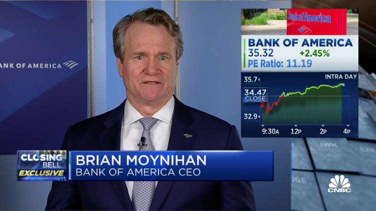 We feel very good about our position and our team, says Bank of America CEO Brian Moynihan