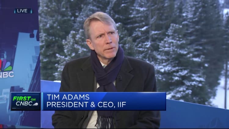 Europe will slide into a shallow recession, says Tim Adams of the Institute of International Finance