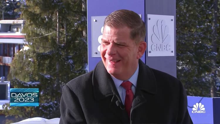 U.S. Labor Secretary Marty Walsh: People are still feeling the 'pinch' in the grocery stores