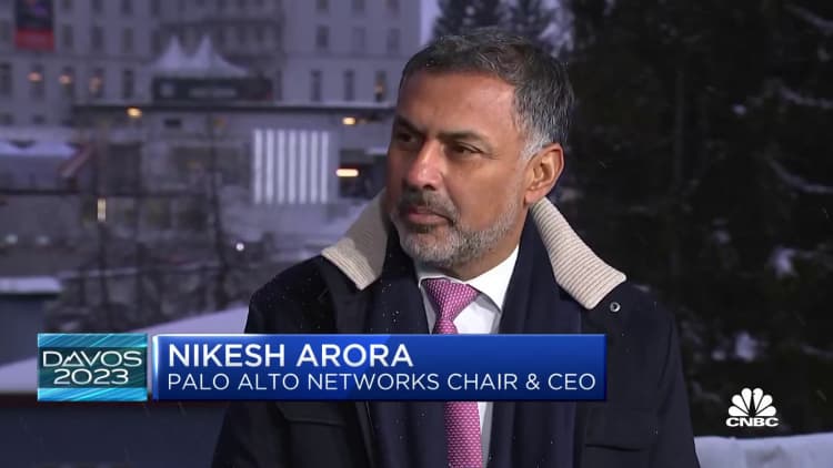 It's important to look at overall macro sentiment, says Palo Alto Networks' Nikesh Arora