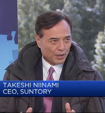 Japan needs an exit plan from negative rates, Suntory CEO says