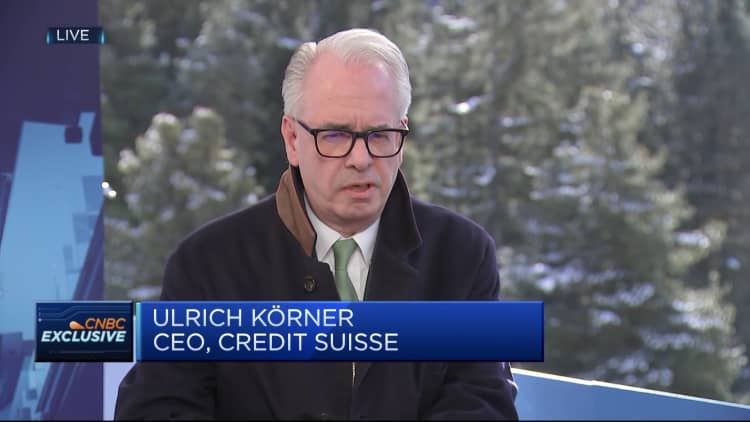 En mer normaliserad räntemiljö är mycket bättre för världen, säger Credit Suisses vd Körner