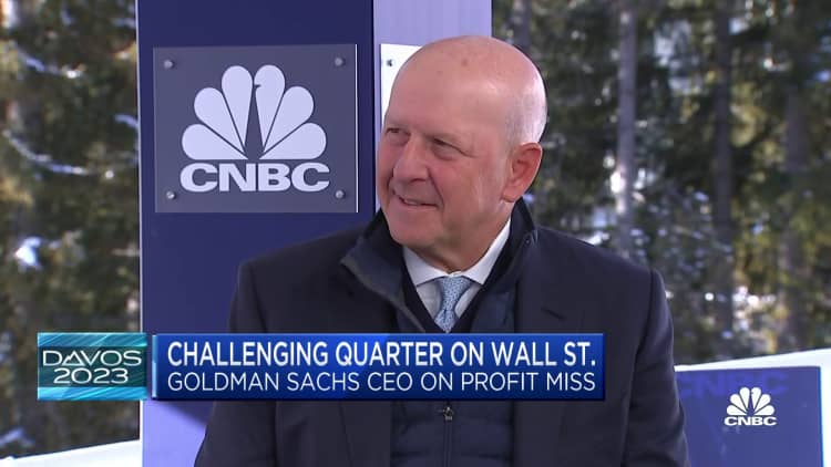 Goldman Sachs CEO: We had a disappointing quarter and we own that