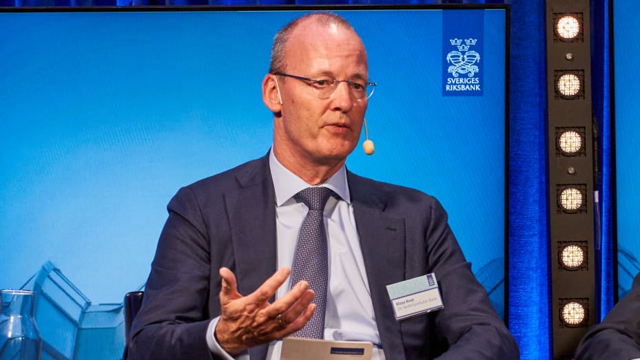 Klaas Knot, president of De Nederlandsche Bank spoke with CNBC in Davos.