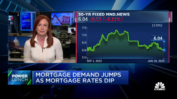 De nouvelles données montrent une augmentation de la demande de prêts hypothécaires