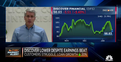 Discover Financial Services CEO Roger Hochschild: Sales are up 13% in January