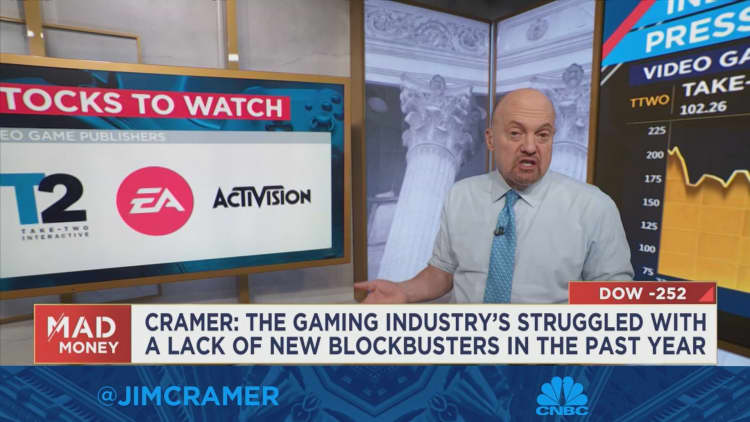 Jim Cramer gives his take on video game stocks
