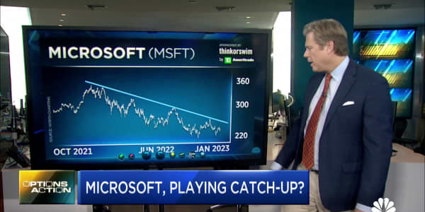 Options traders gear up for Microsoft earnings