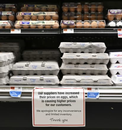 Egg prices rose 60% in 2022. One farm group claims it's a 'collusive scheme' by suppliers