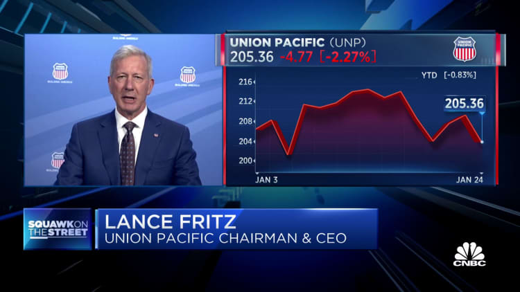 Union Pacific CEO breaks down fourth-quarter earnings and railroad outlook