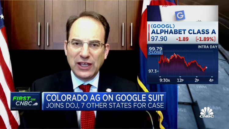 कोलोराडो अटॉर्नी जनरल Google के अविश्वास मुकदमे पर विचार कर रहा है