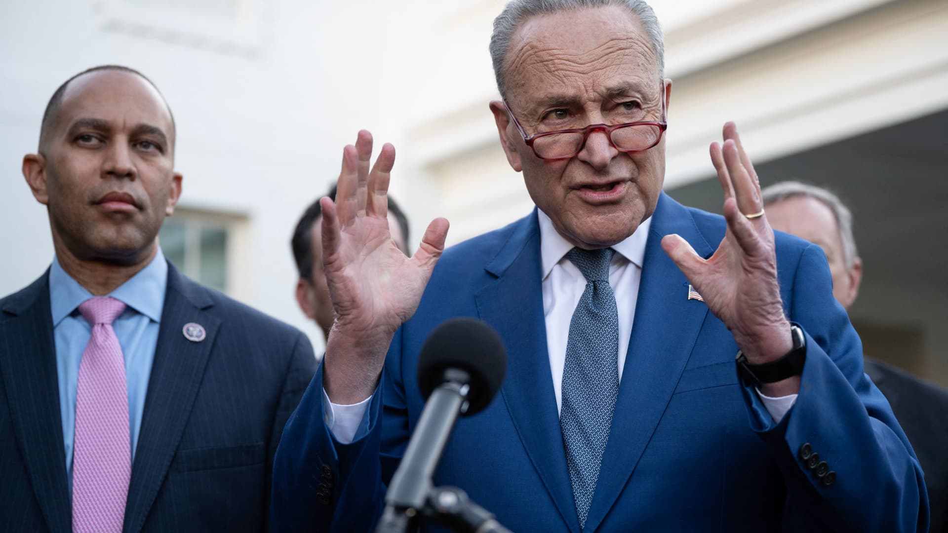 Democrats harden their message on the debt ceiling while quietly paving the way for a deal