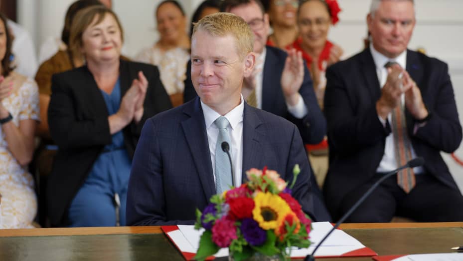 Chris Hipkins becomes New Zealand's 41st prime minister