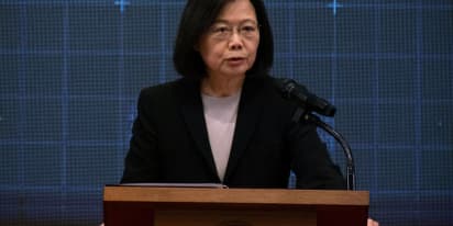 Taiwan’s president says war with China is ‘not an option’