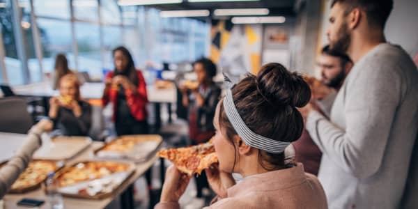 Free lunch still works to bring employees back to the office 