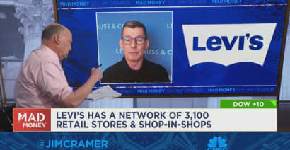 Watch Jim Cramer's full interview with Levi Strauss CEO Chip Bergh