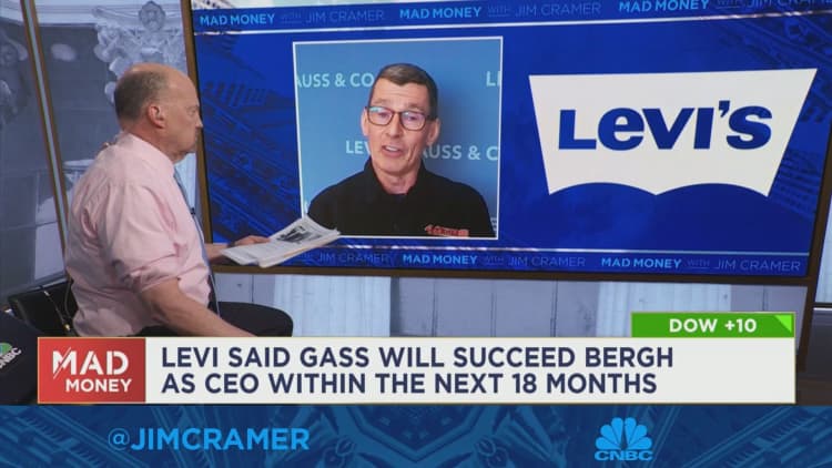 Levi Strauss CEO on activist investor scrutiny of Michelle Gass, who will succeed him as chief executive