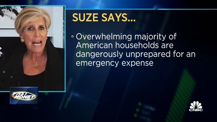 Now’s the time to deal with emergency financial savings, Suze Orman says