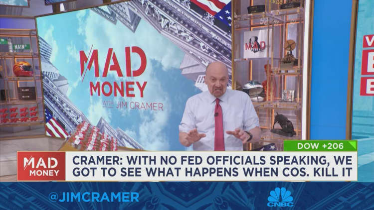 Jim Cramer berkata pelabur sepatutnya kurang panik tentang kenaikan faedah Rizab Persekutuan