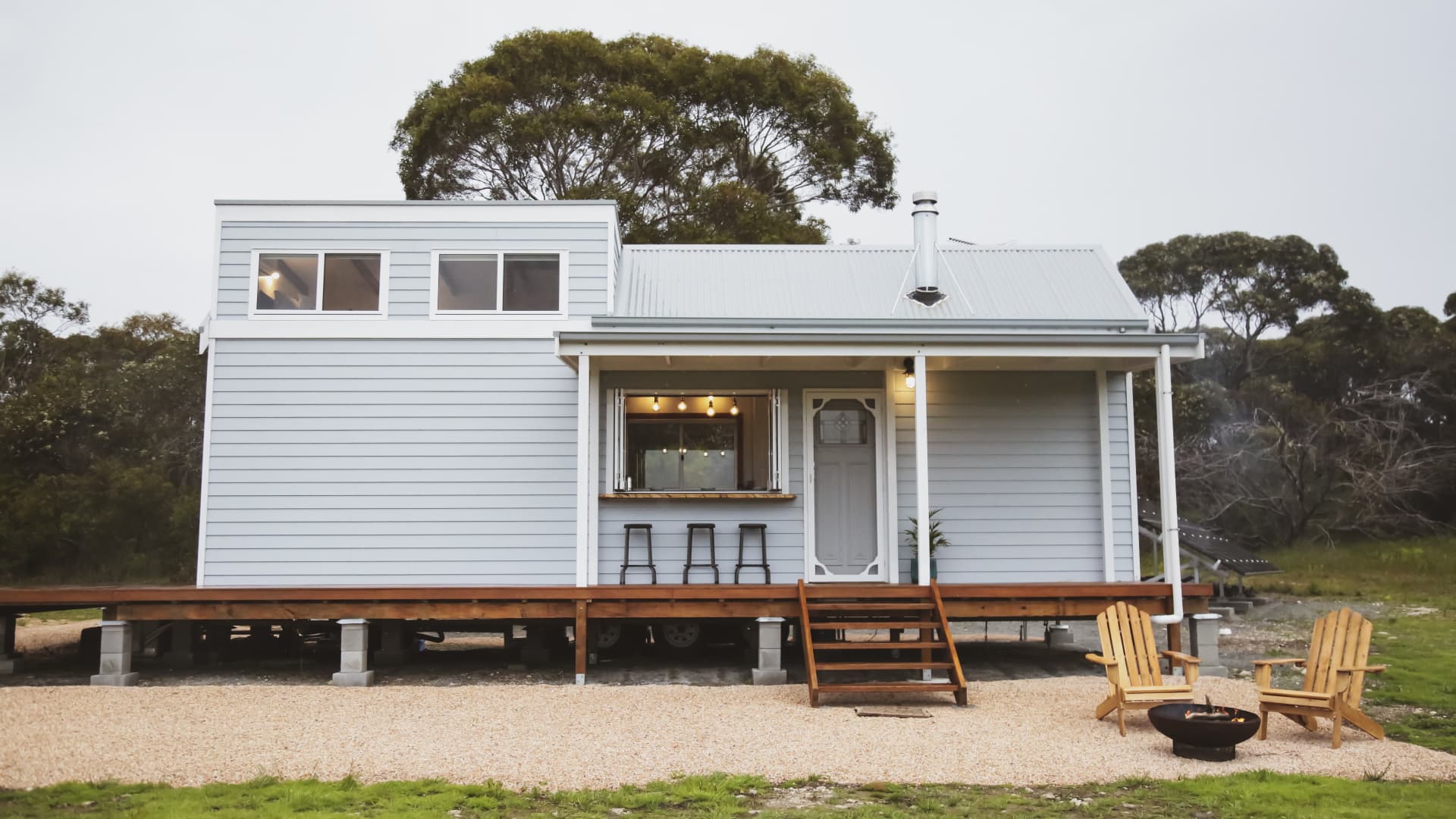 Tally-Ho Tiny is completely off grid home in Hawson, South Australia, Australia. 