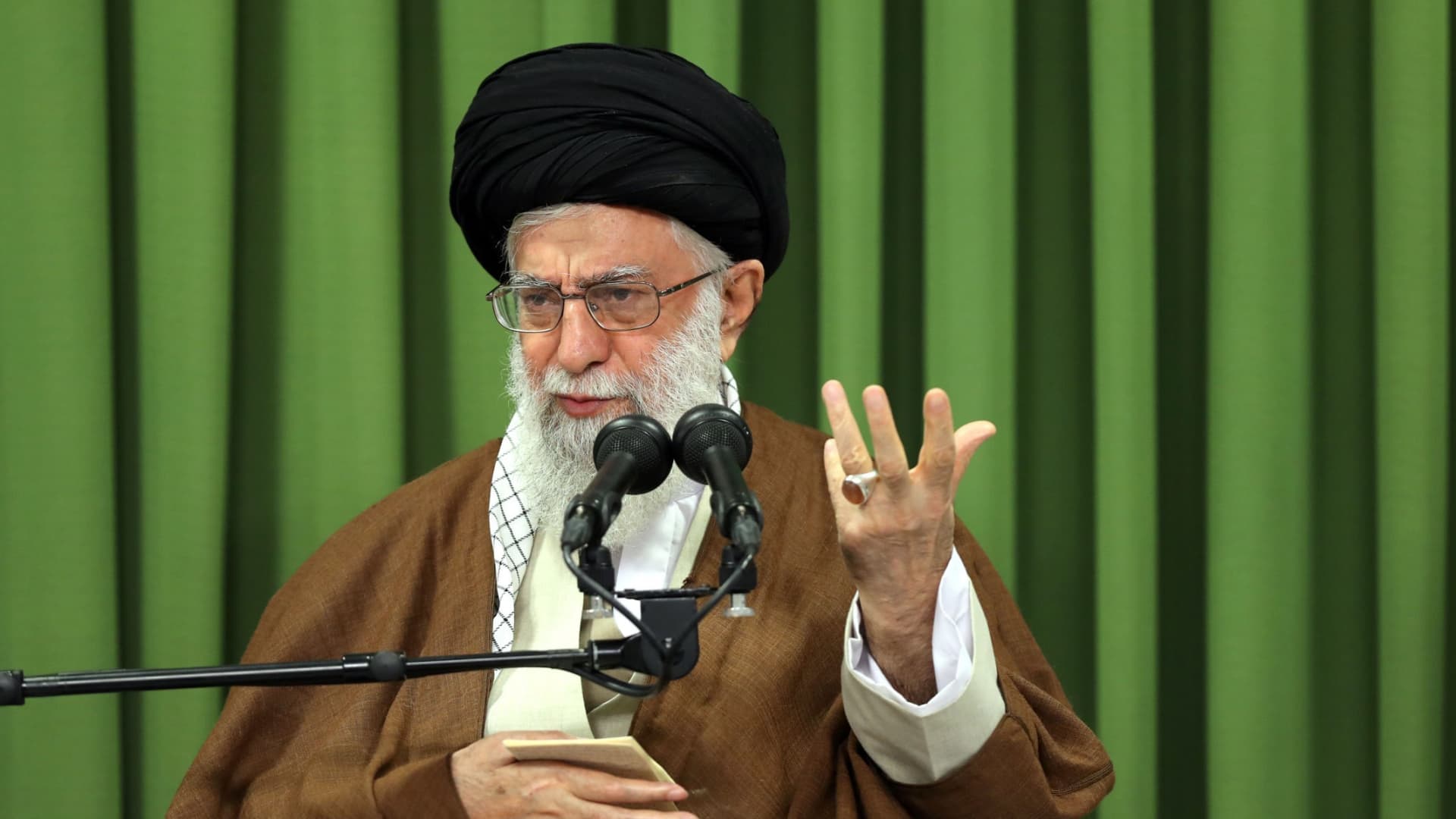 Iran's Supreme Leader Ayatollah Ali Khamanei.