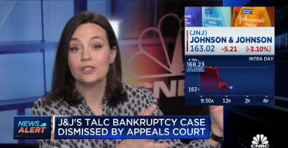 Appeals court dismisses Johnson and Johnson talc bankruptcy case