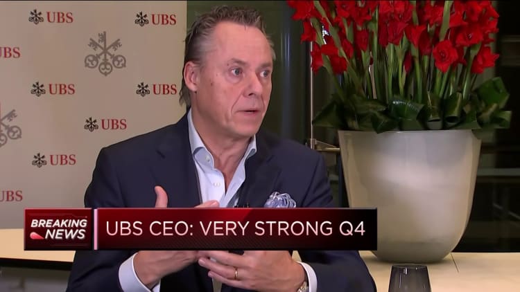 UBS CEO says it's been a 