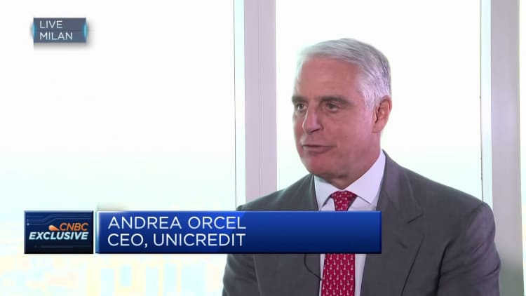 UniCredit CEO says the bank's transformation is not yet done