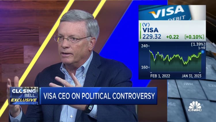 US consumer showing signs of 'boring stability,' says Visa CEO Al Kelly
