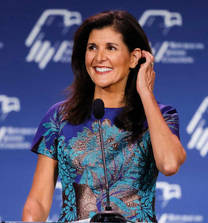 Nikki Haley enters race for president as first major challenger to Trump