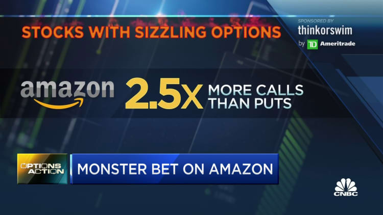 Options trader making $31 million bet on Amazon ahead of earnings