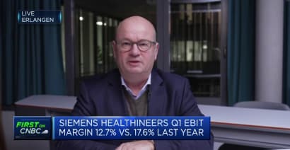 Siemens Healthineers' CFO says he's 'super happy' about business momentum
