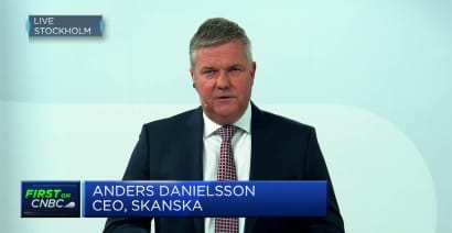 We expect the residential development market to be slow, says Skanska CEO
