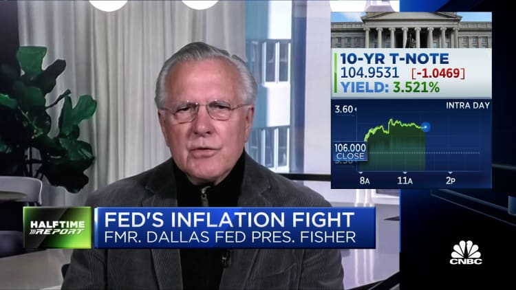 Fed has a couple more rate hikes left in 2023, says former Dallas Fed president Richard Fisher