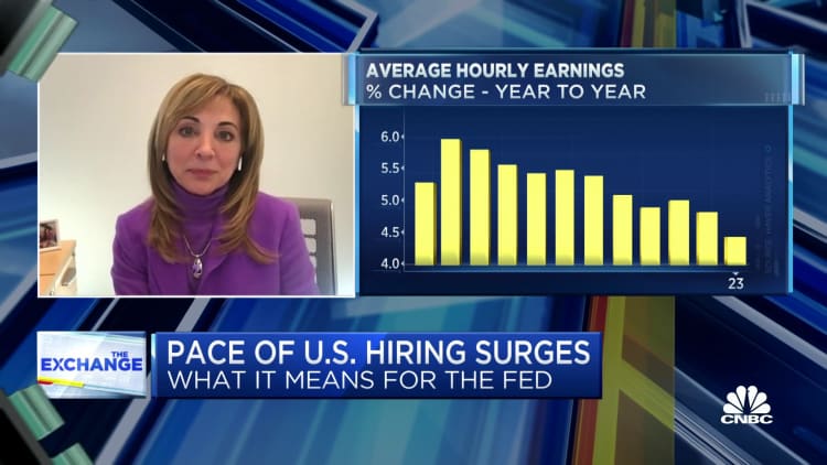 Friday's strong jobs number pushes back timing of potential recession, says Michelle Girard