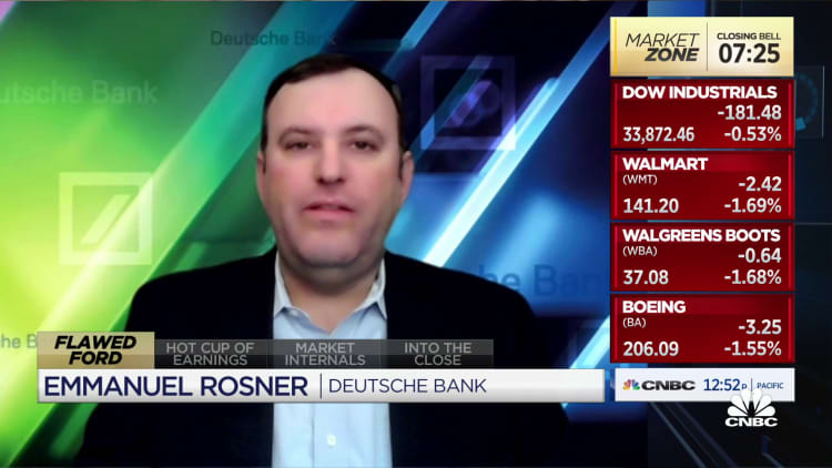 Ford's cost structure remains stubbornly high, says Deutsche Bank's Emmanuel Rosner