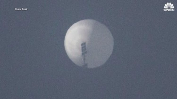 Suspected Chinese spy balloon spotted over Montana