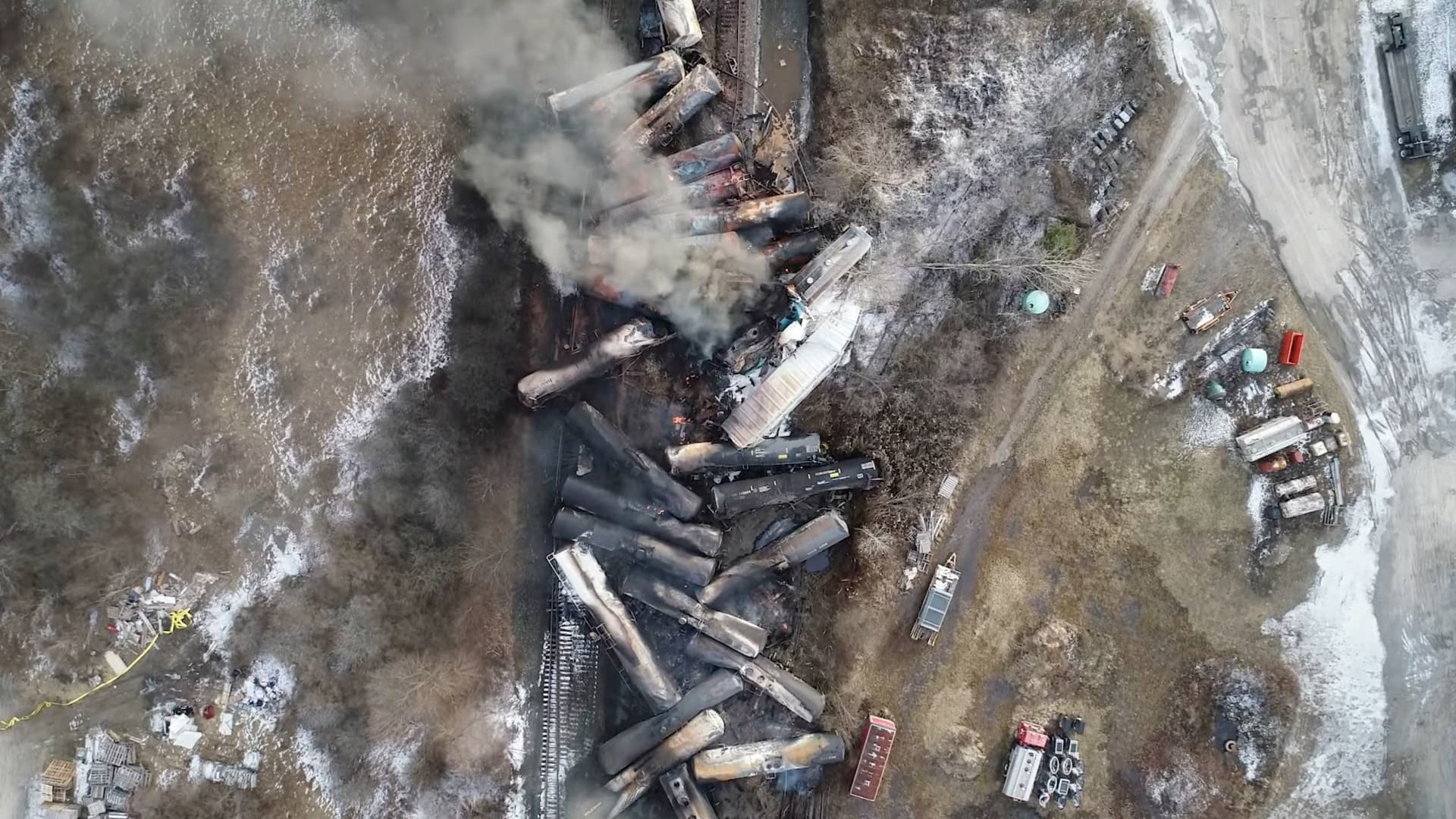 Anxious residents close to Ohio prepare derailment report useless fish and chickens as authorities say it is secure to return